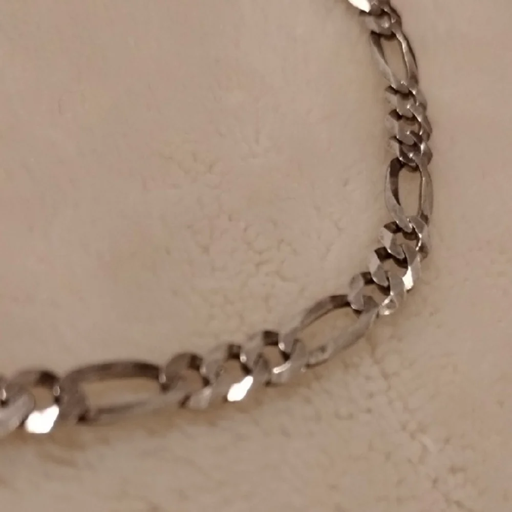 Italian Sterling Silver Chain Bracelet 8 Inches